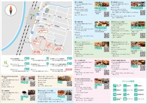 バリアフリー観光マップin大船　地図面