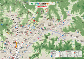 二階堂～浄妙寺（鎌倉駅東側）の地図