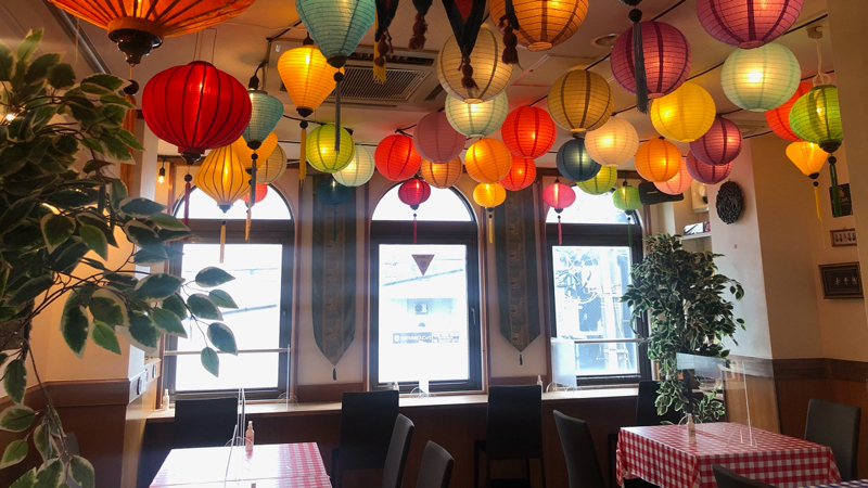 アジアン料理『タイ旅食堂』店内