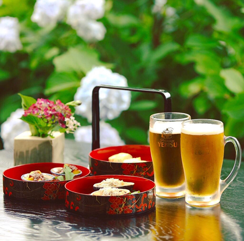 和カフェ「露庵」／鎌倉山ビアガーデン（夏季週末限定）