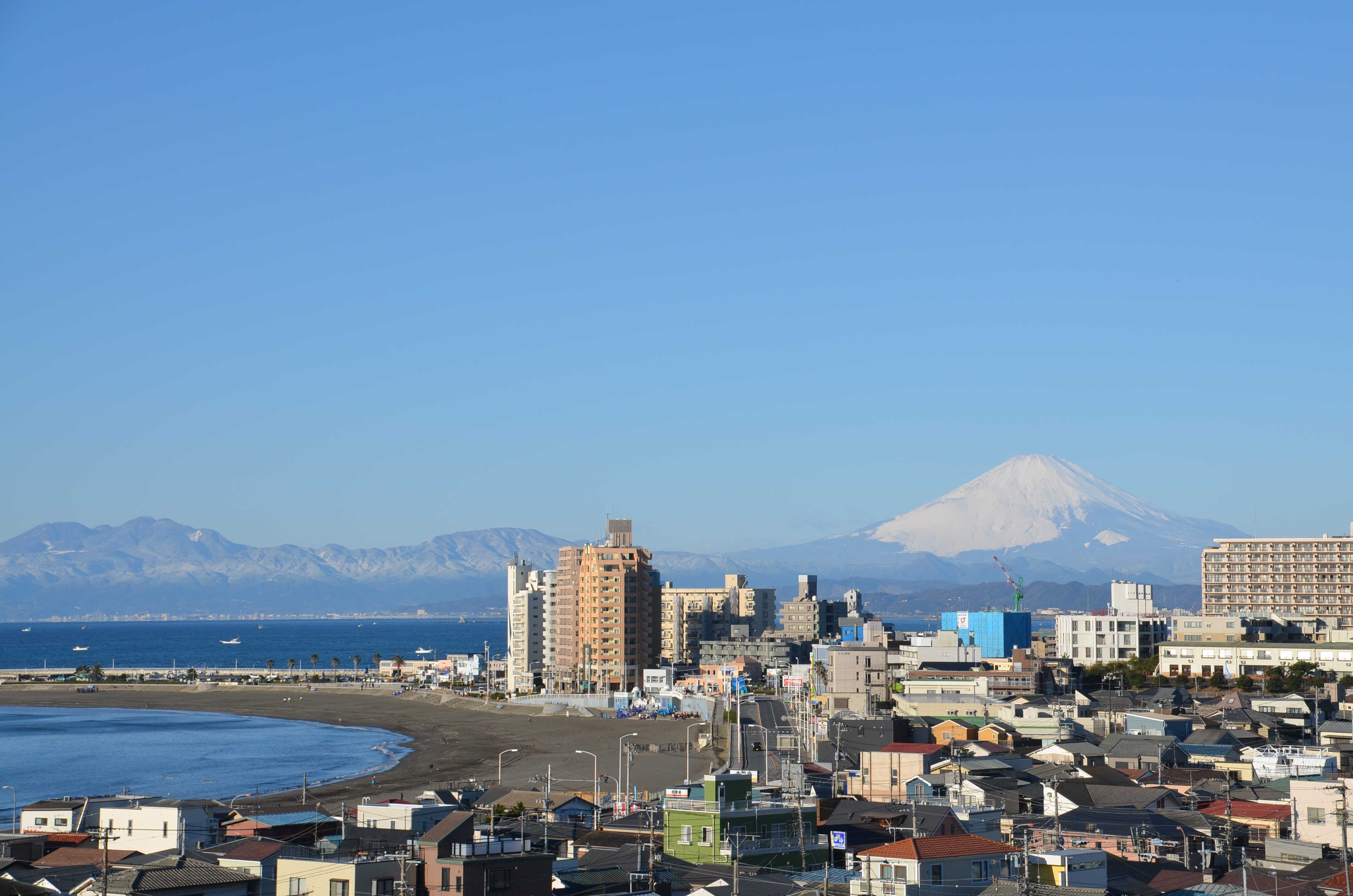 『腰越×富士山』妙典寺から望む湘南絶景
