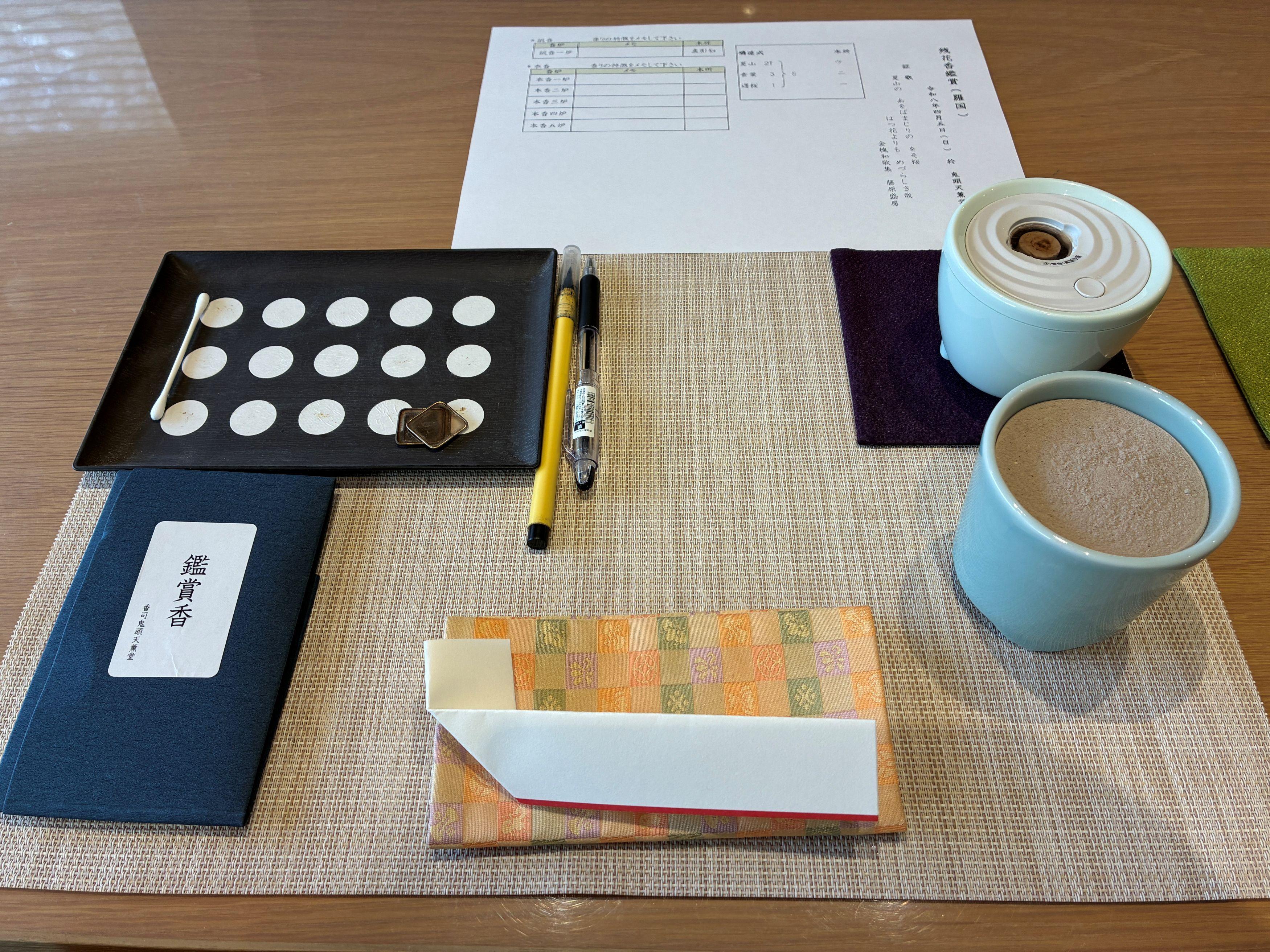 香木の香りと匂い袋作り体験会（5月・6月）