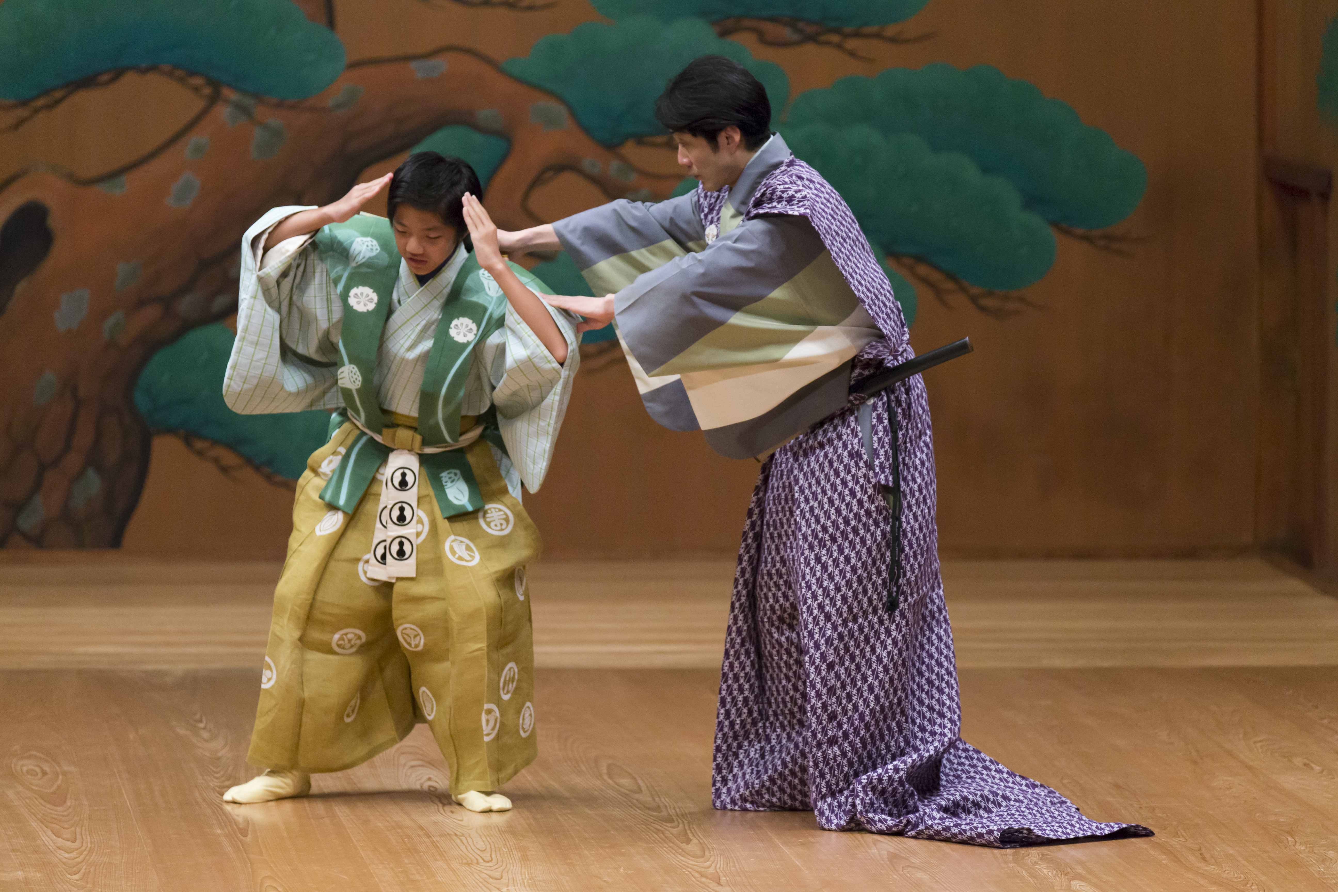 狂言「清水」　撮影：政川 慎収