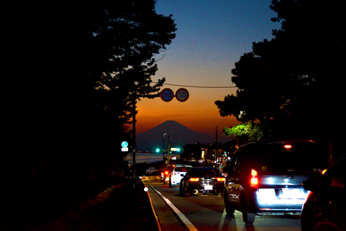 稲村ヶ崎切通_夕景