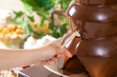 チョコレートファウンテン