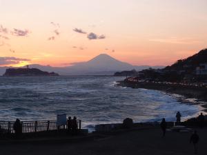 稲村ガ崎の夕景