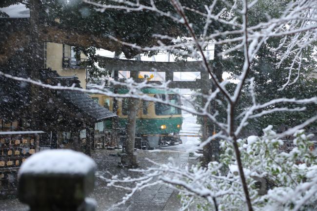 沿線の雪スポットのイメージ写真