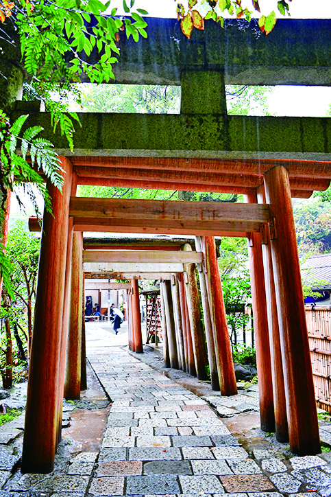 鳥居が連なる参道